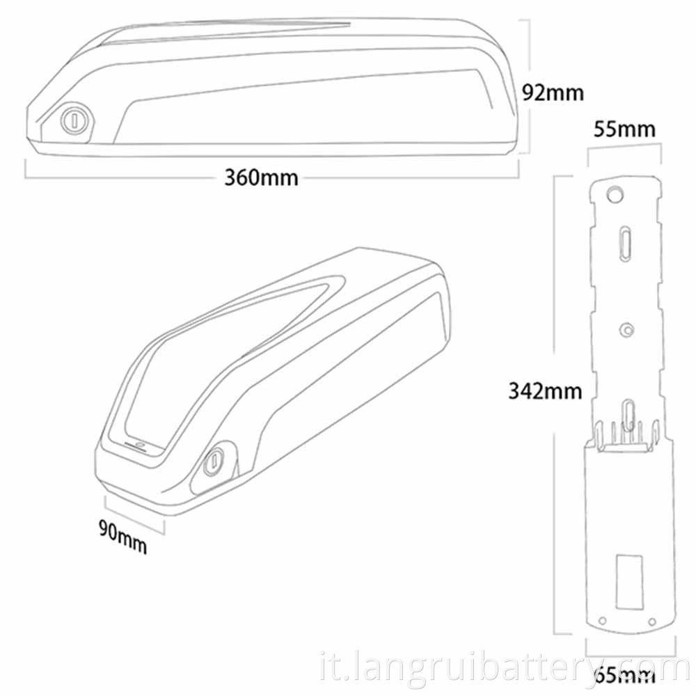 New 36V 10ah Lithium Battery Pack